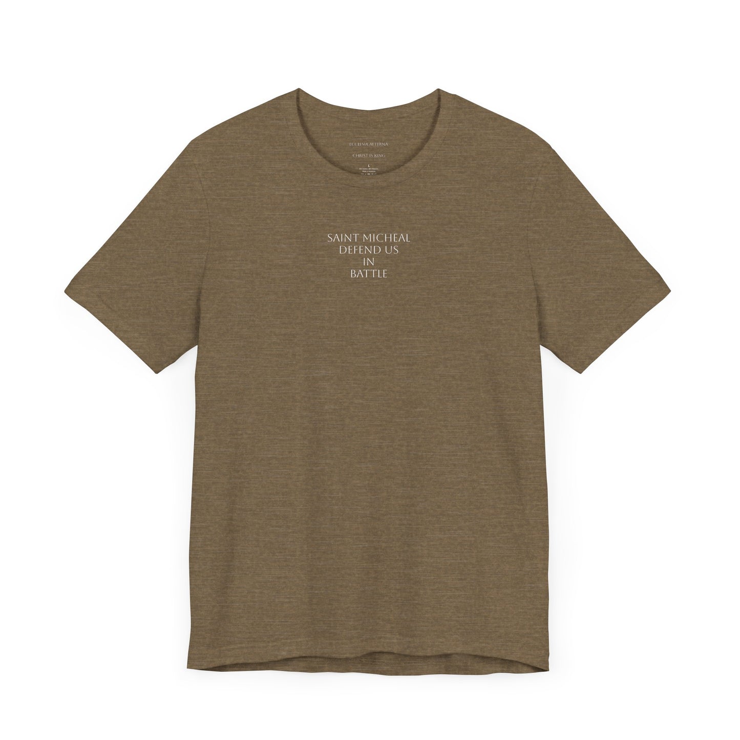 Saint Micheal "Defend us in Battle" Short Sleeve