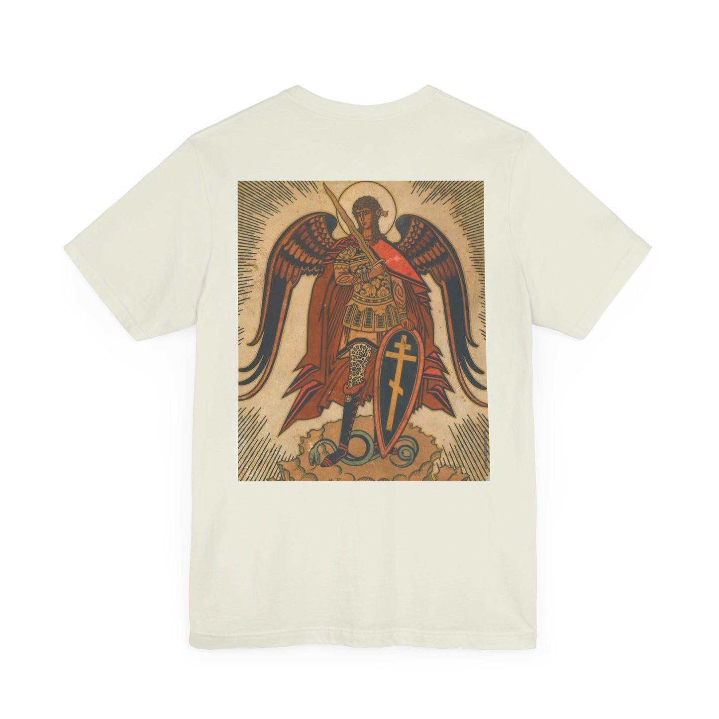 Saint Micheal "Defend us in Battle" Short Sleeve