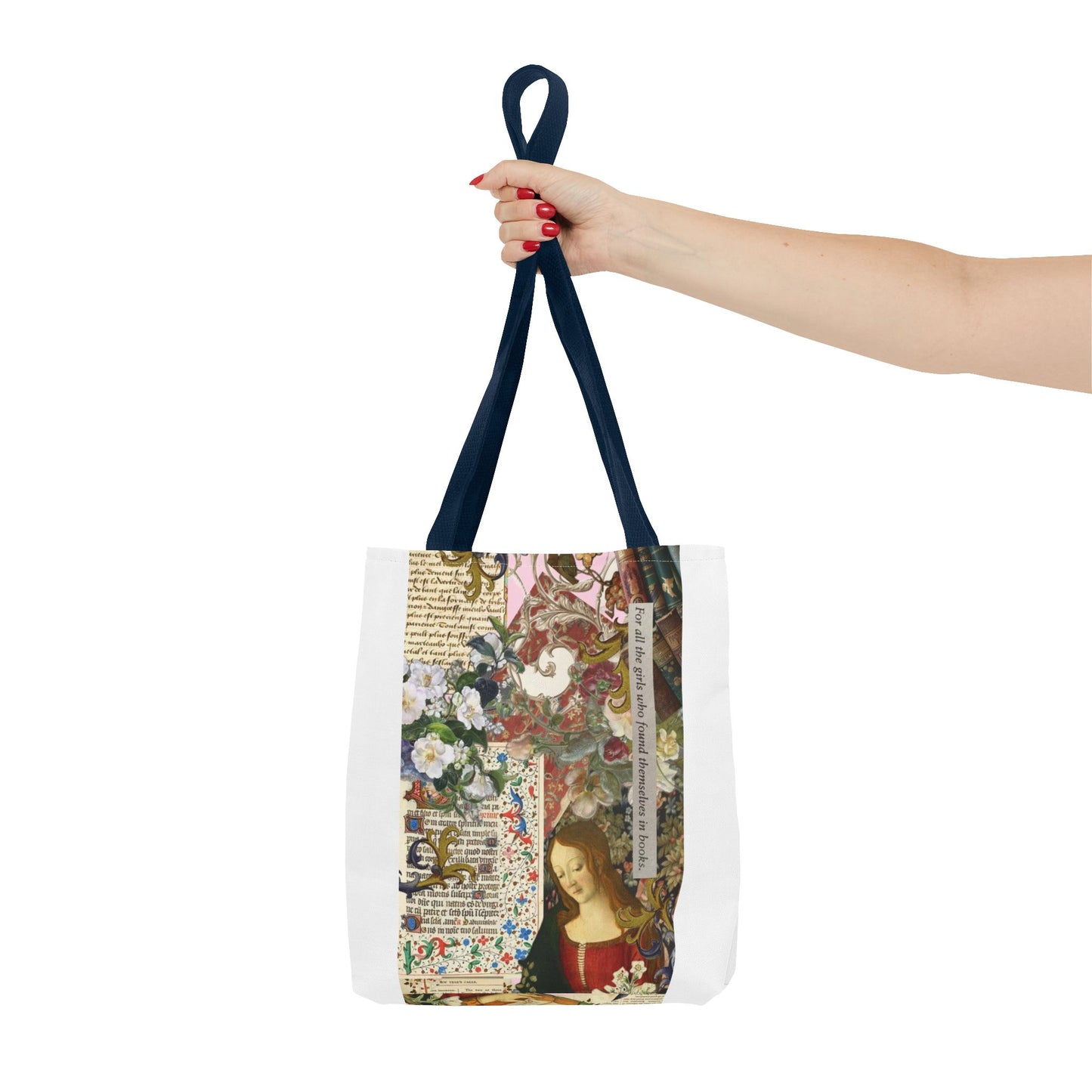 Artistic Floral Tote Bag