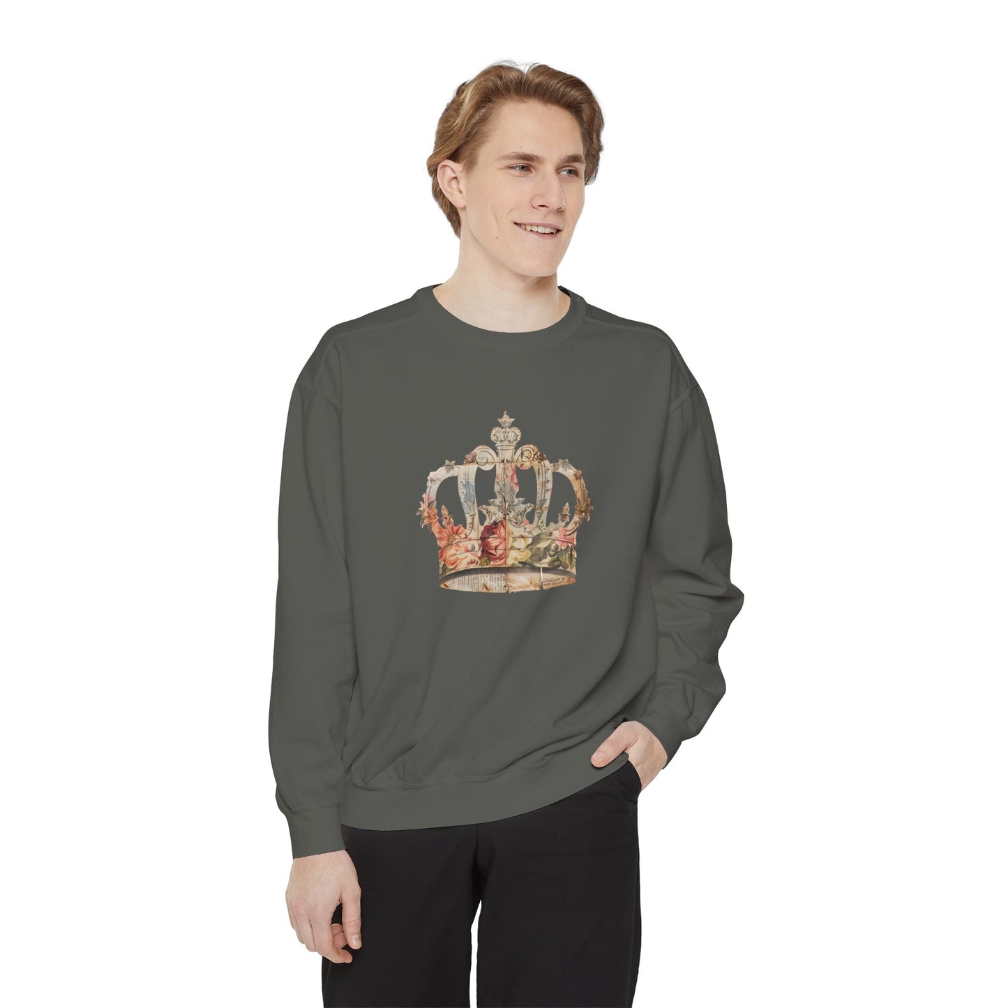Floral Crown Sweatshirt