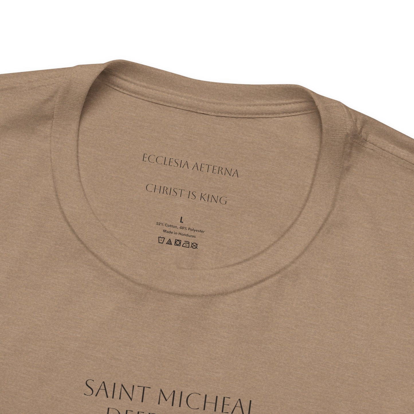 Saint Micheal "Defend us in Battle" Short Sleeve
