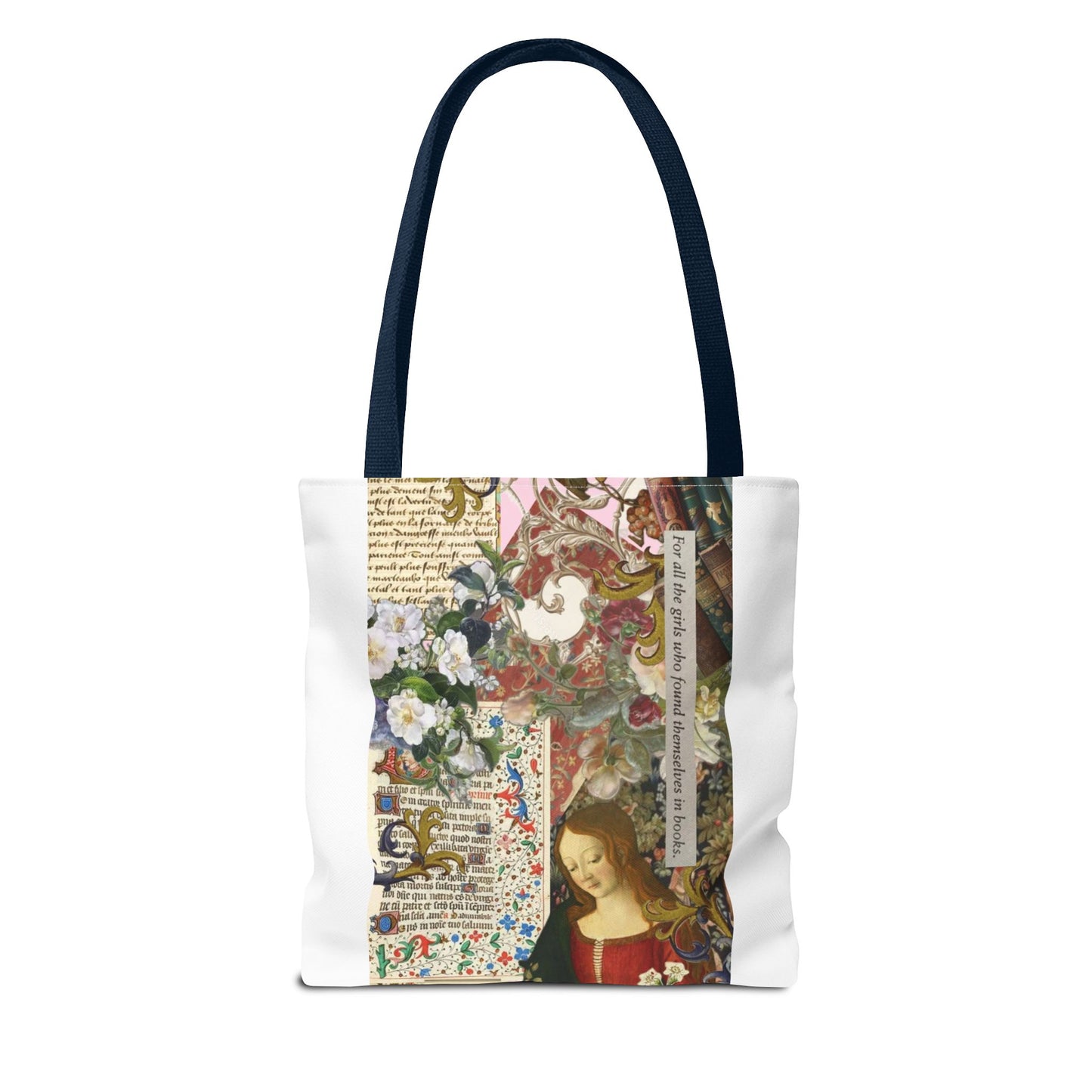 Artistic Floral Tote Bag