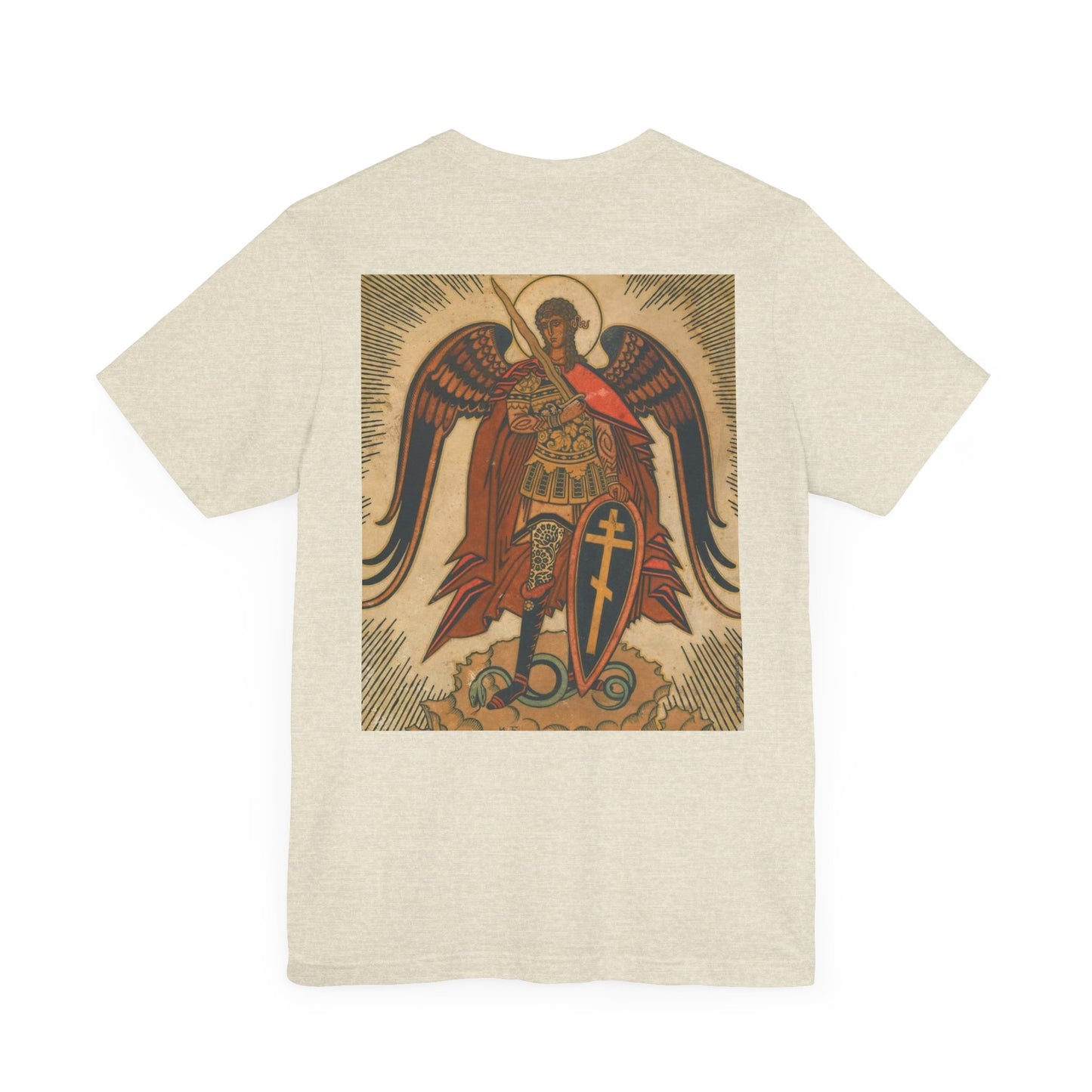 Saint Micheal "Defend us in Battle" Short Sleeve
