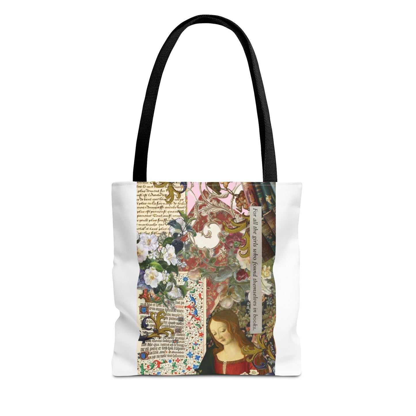 Artistic Floral Tote Bag