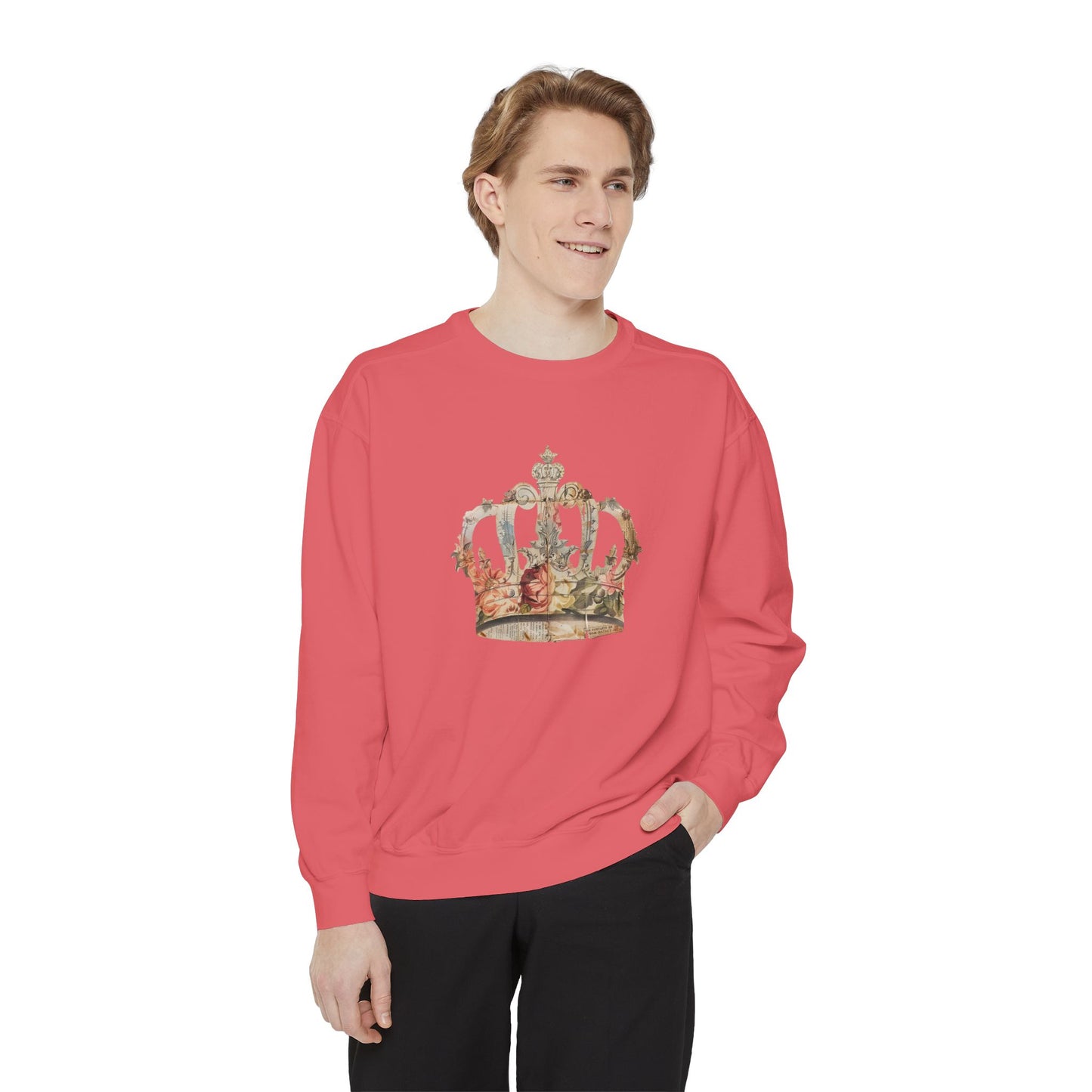 Floral Crown Sweatshirt