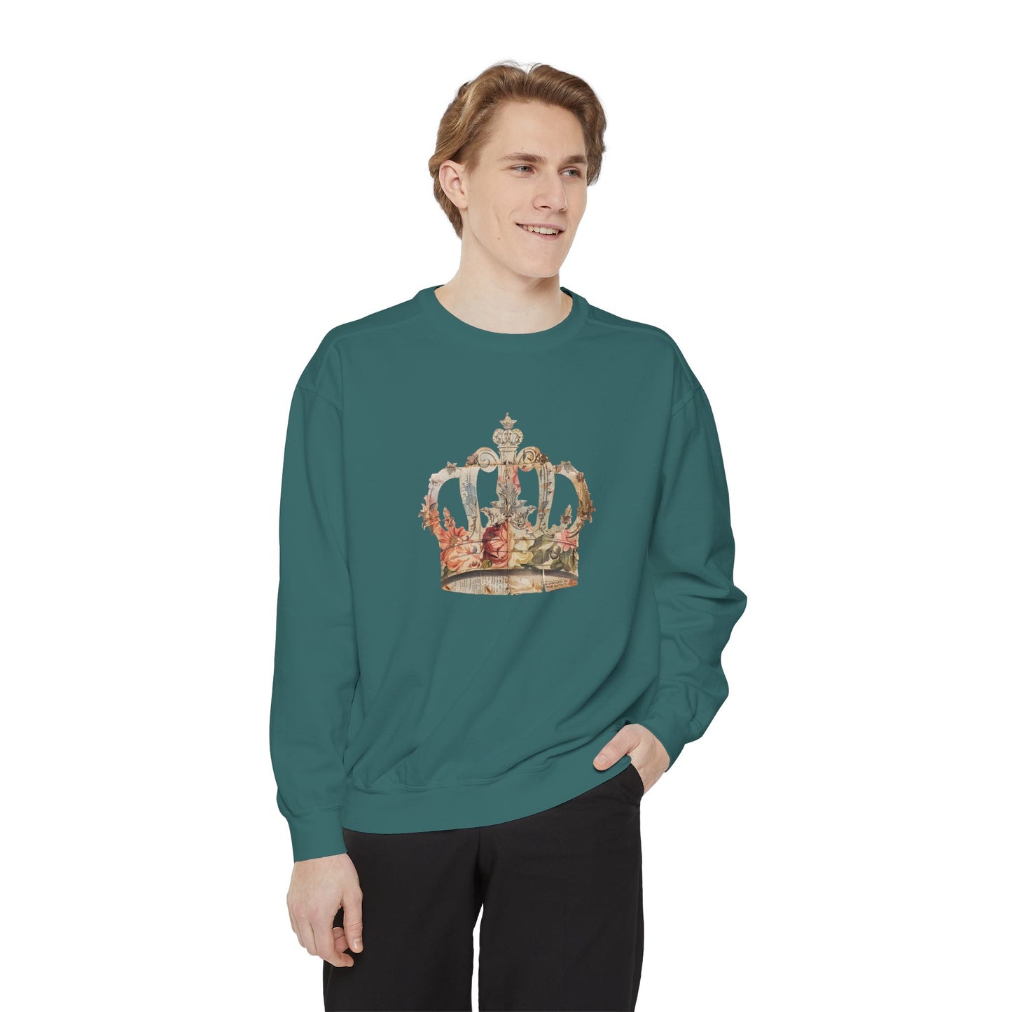 Floral Crown Sweatshirt