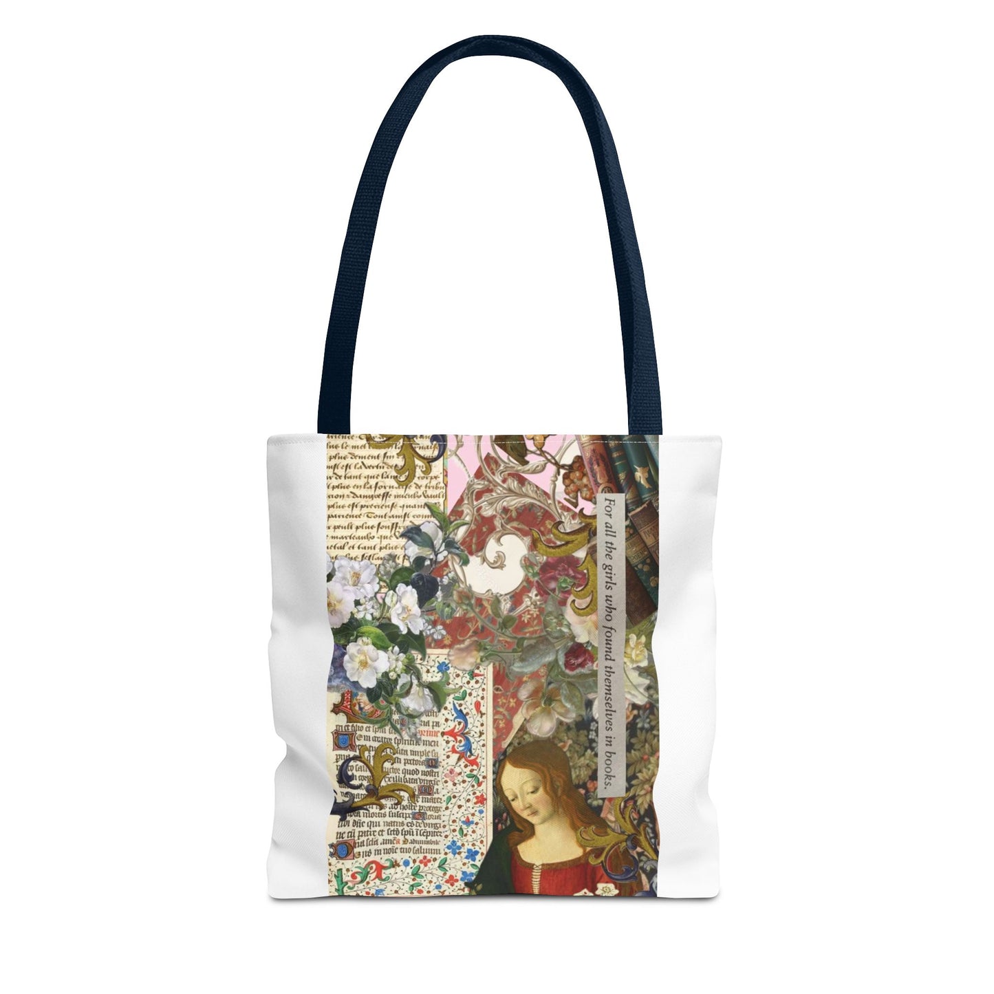 Artistic Floral Tote Bag