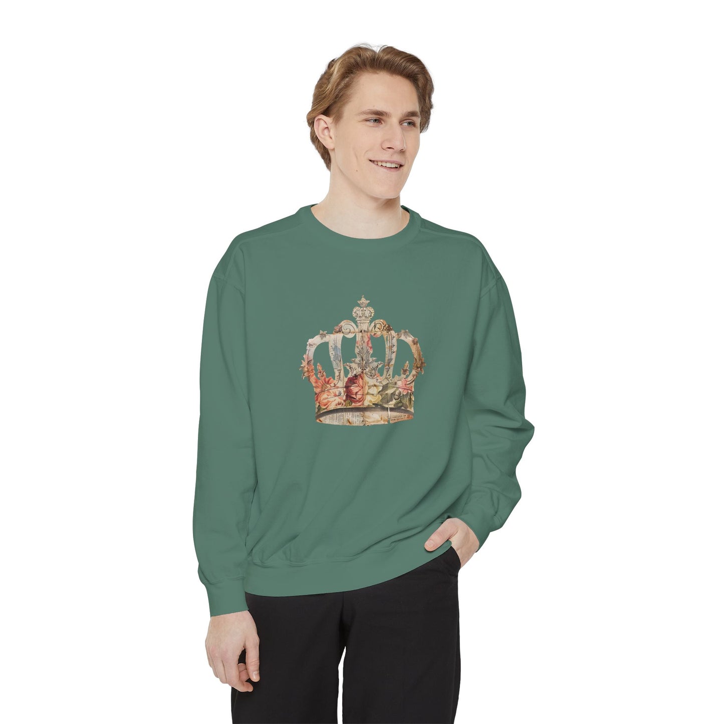 Floral Crown Sweatshirt