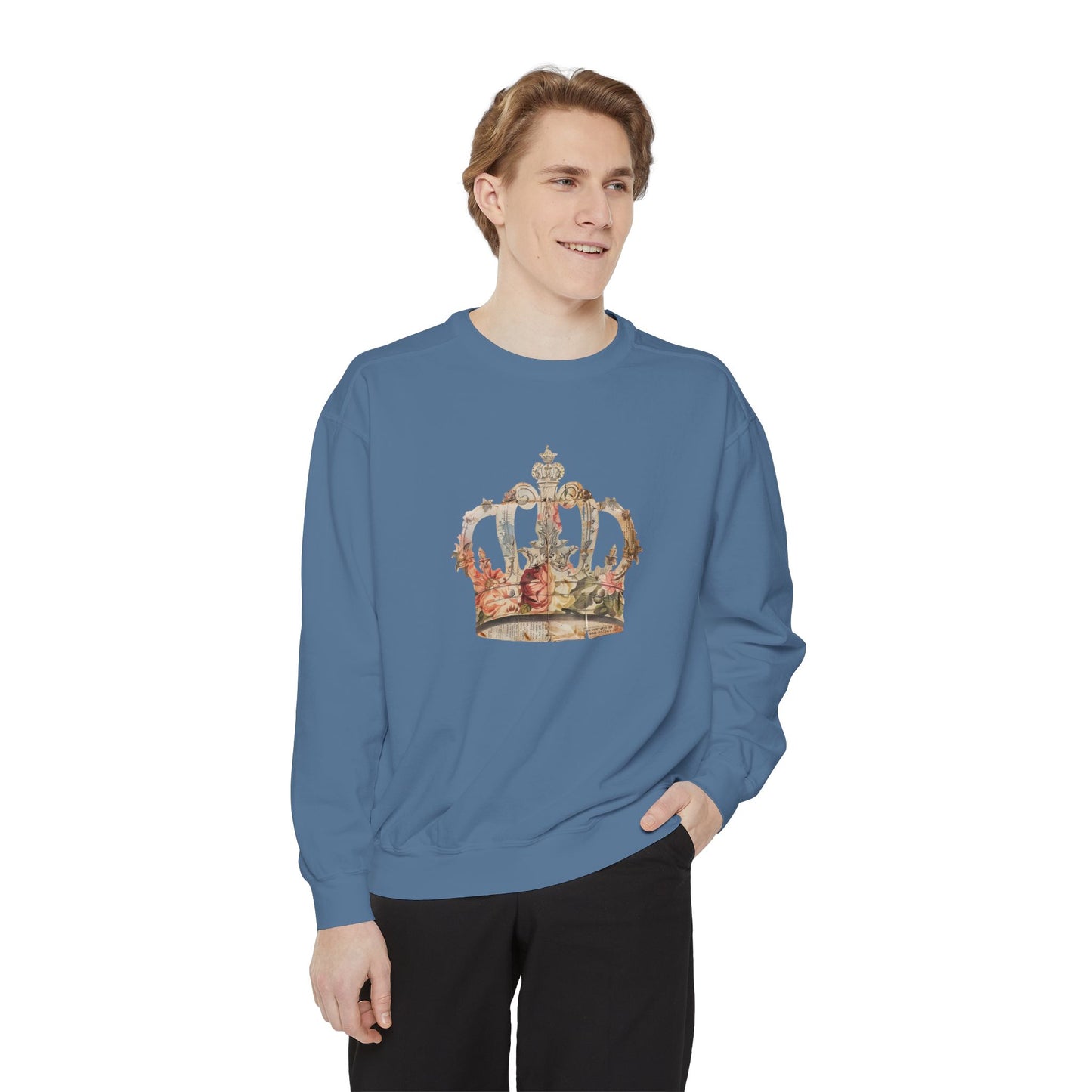 Floral Crown Sweatshirt