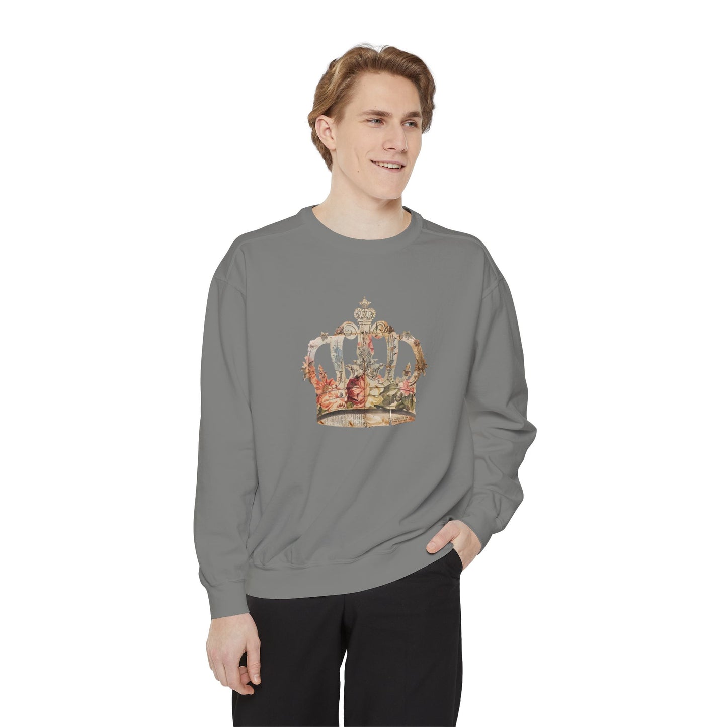 Floral Crown Sweatshirt