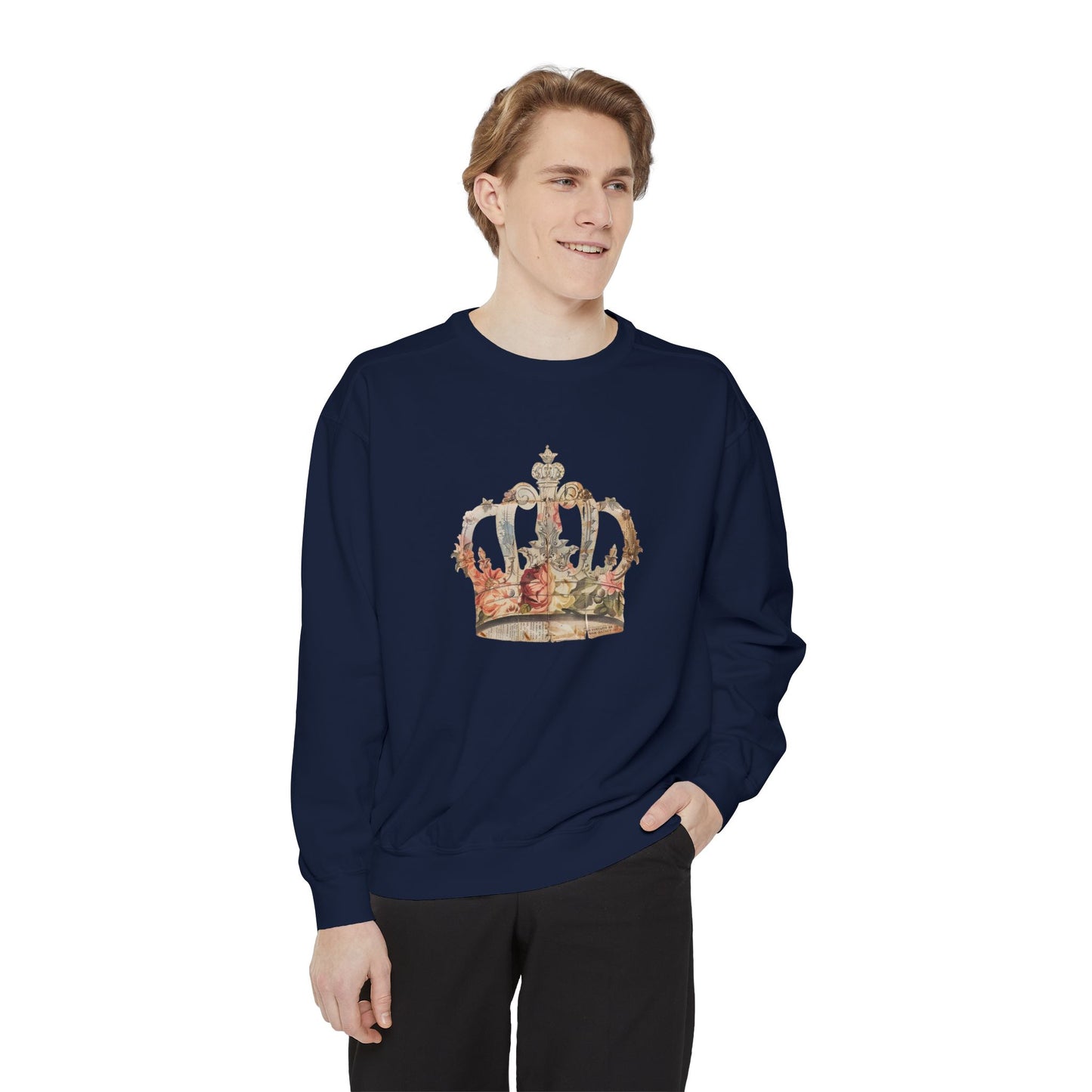 Floral Crown Sweatshirt