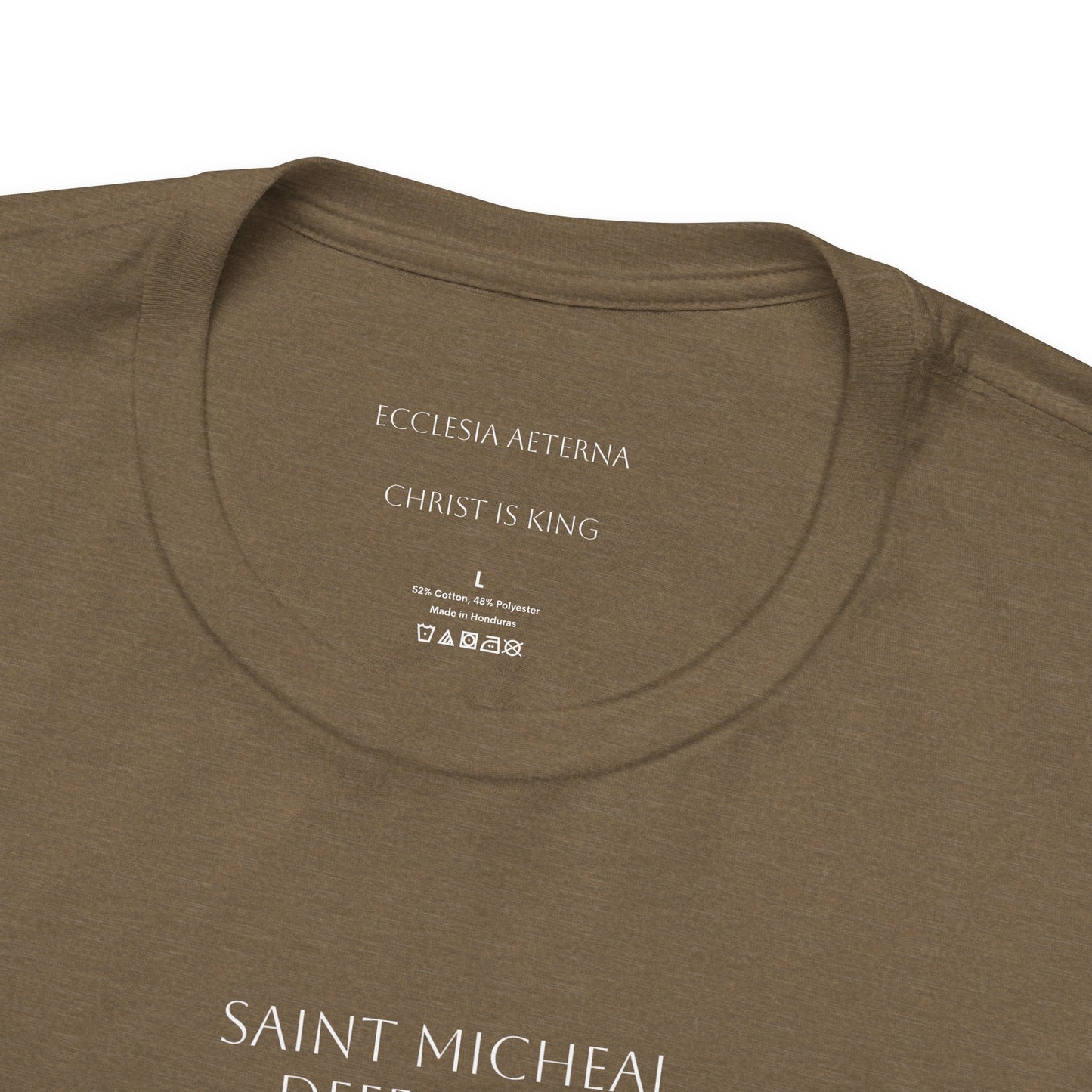 Saint Micheal "Defend us in Battle" Short Sleeve