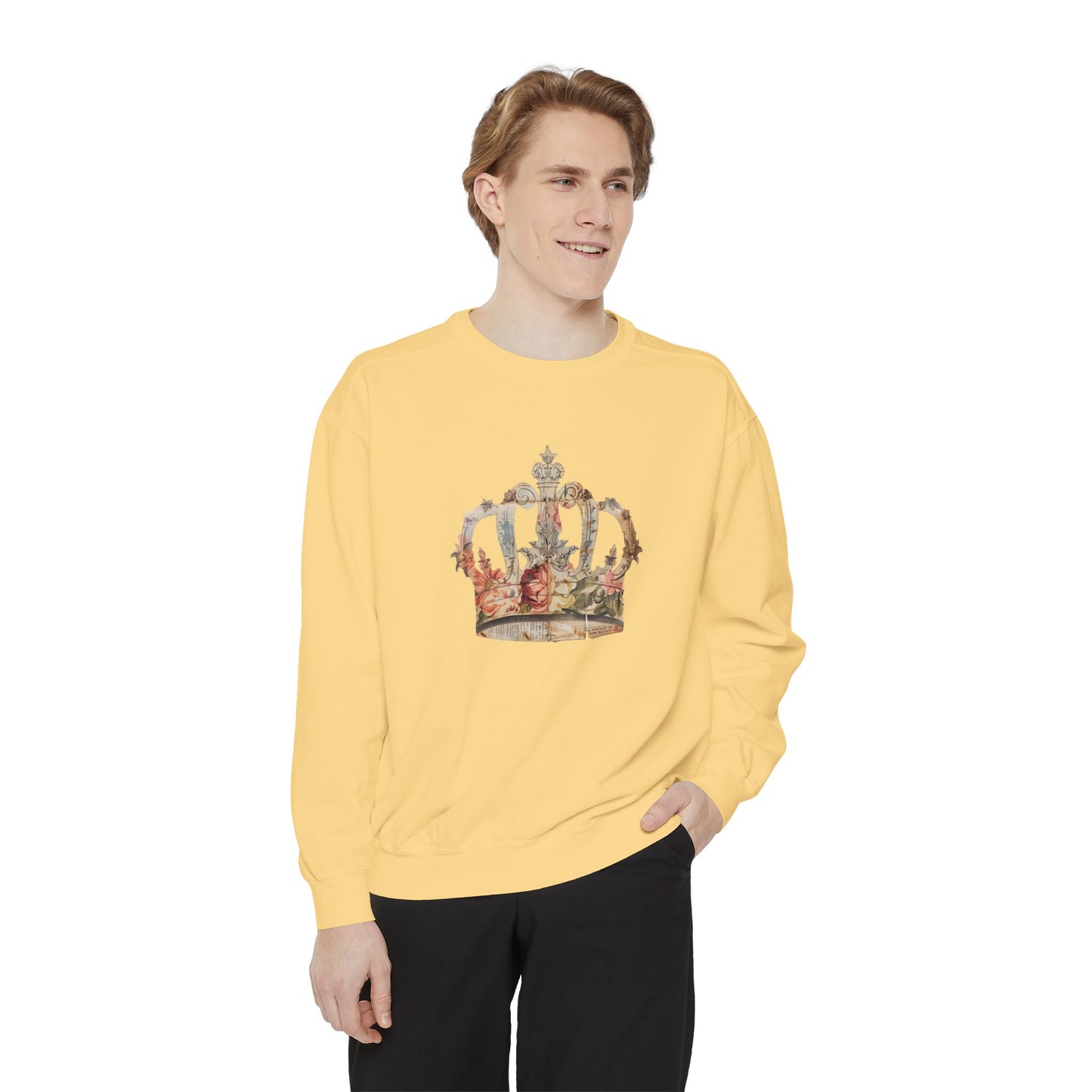 Floral Crown Sweatshirt