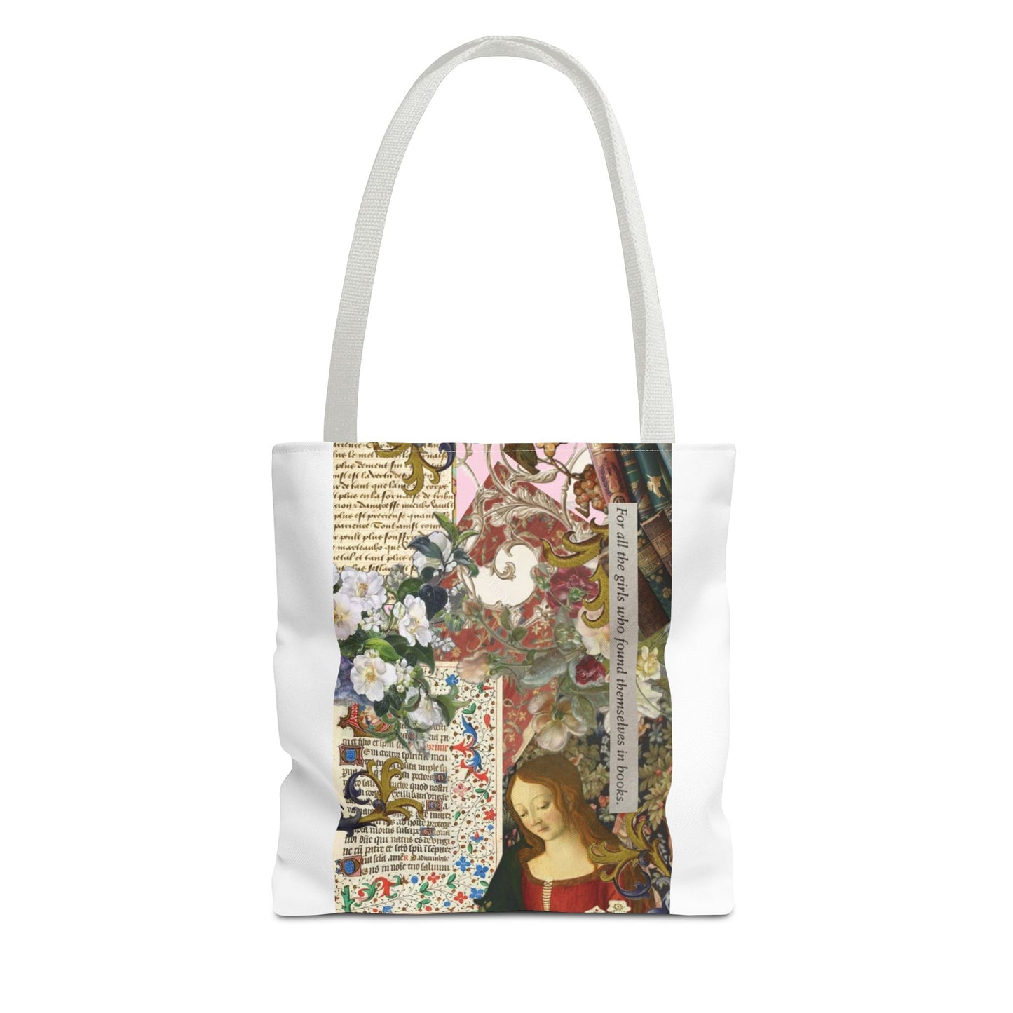 Artistic Floral Tote Bag
