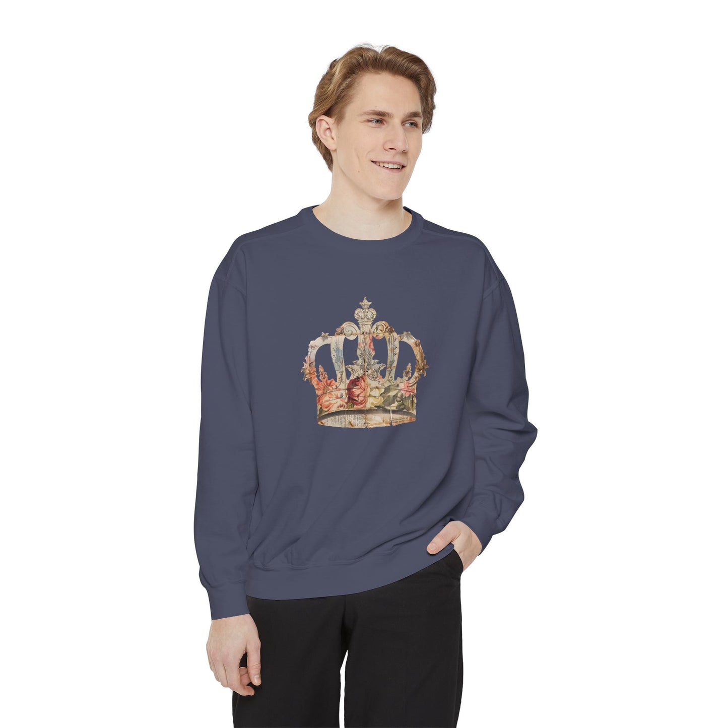 Floral Crown Sweatshirt