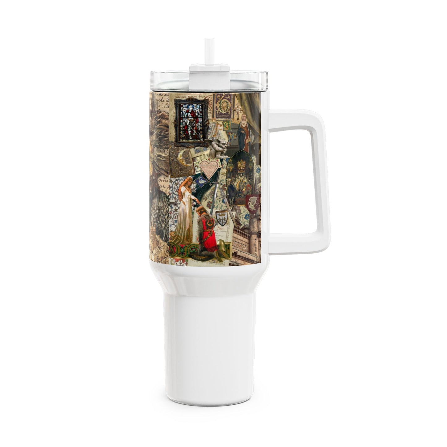 Romanticized Collage 40oz Tumbler