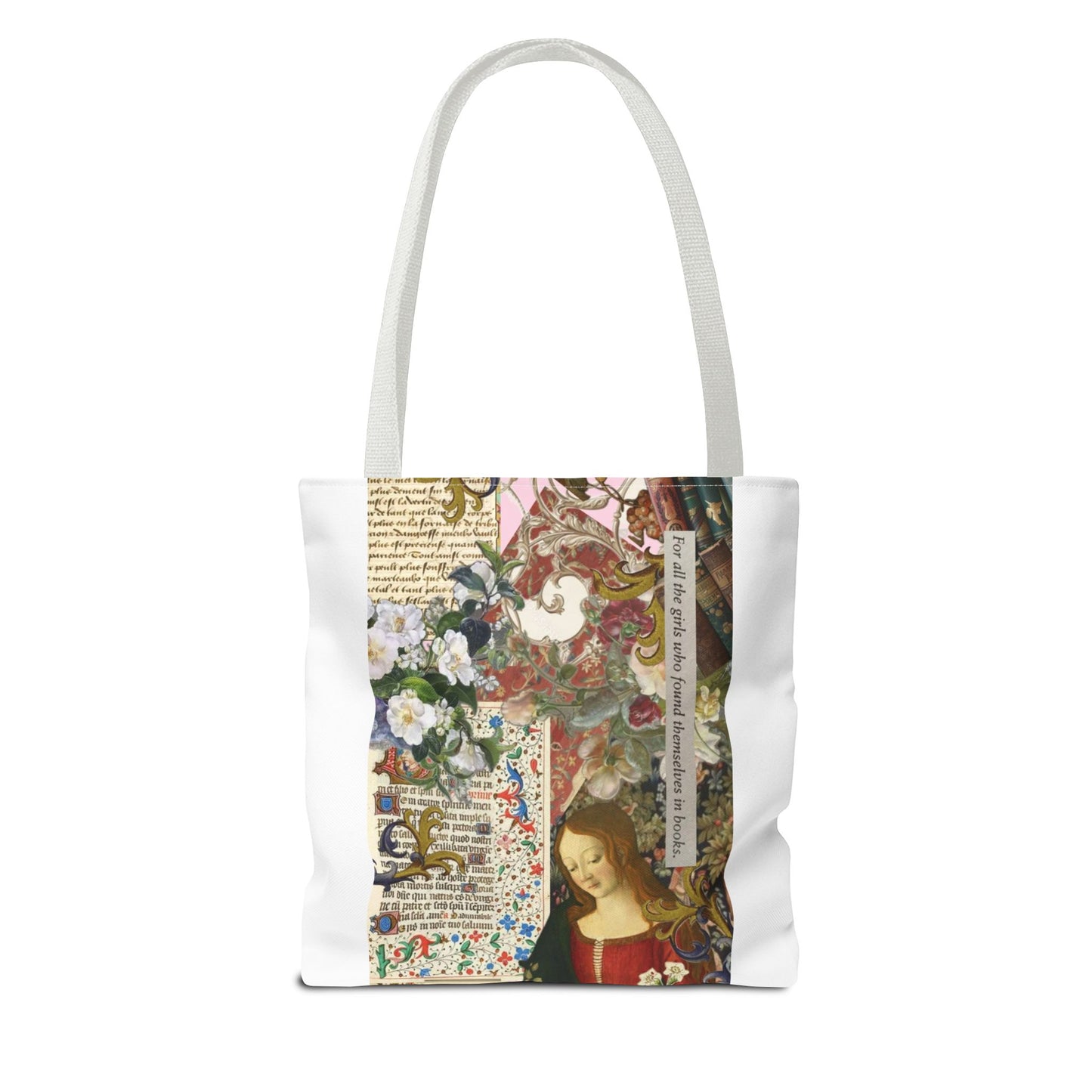 Artistic Floral Tote Bag