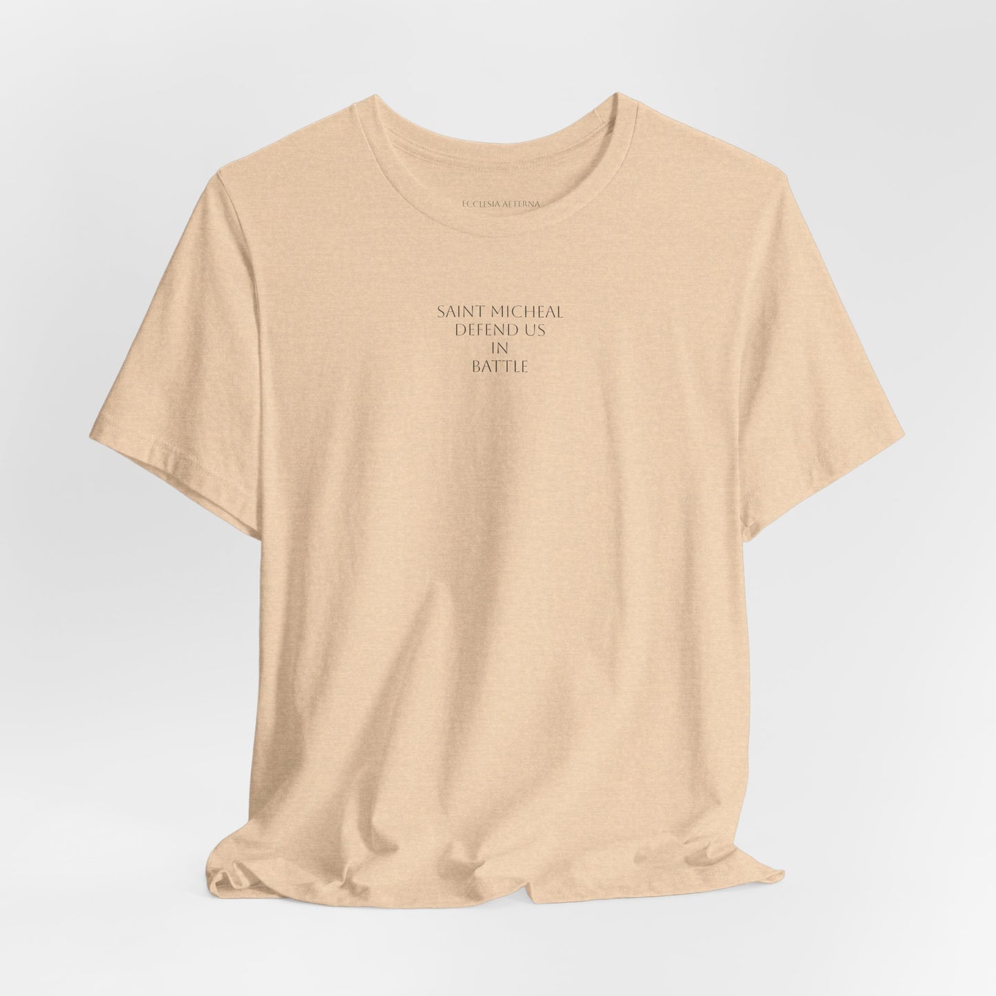 Saint Micheal "Defend us in Battle" Short Sleeve
