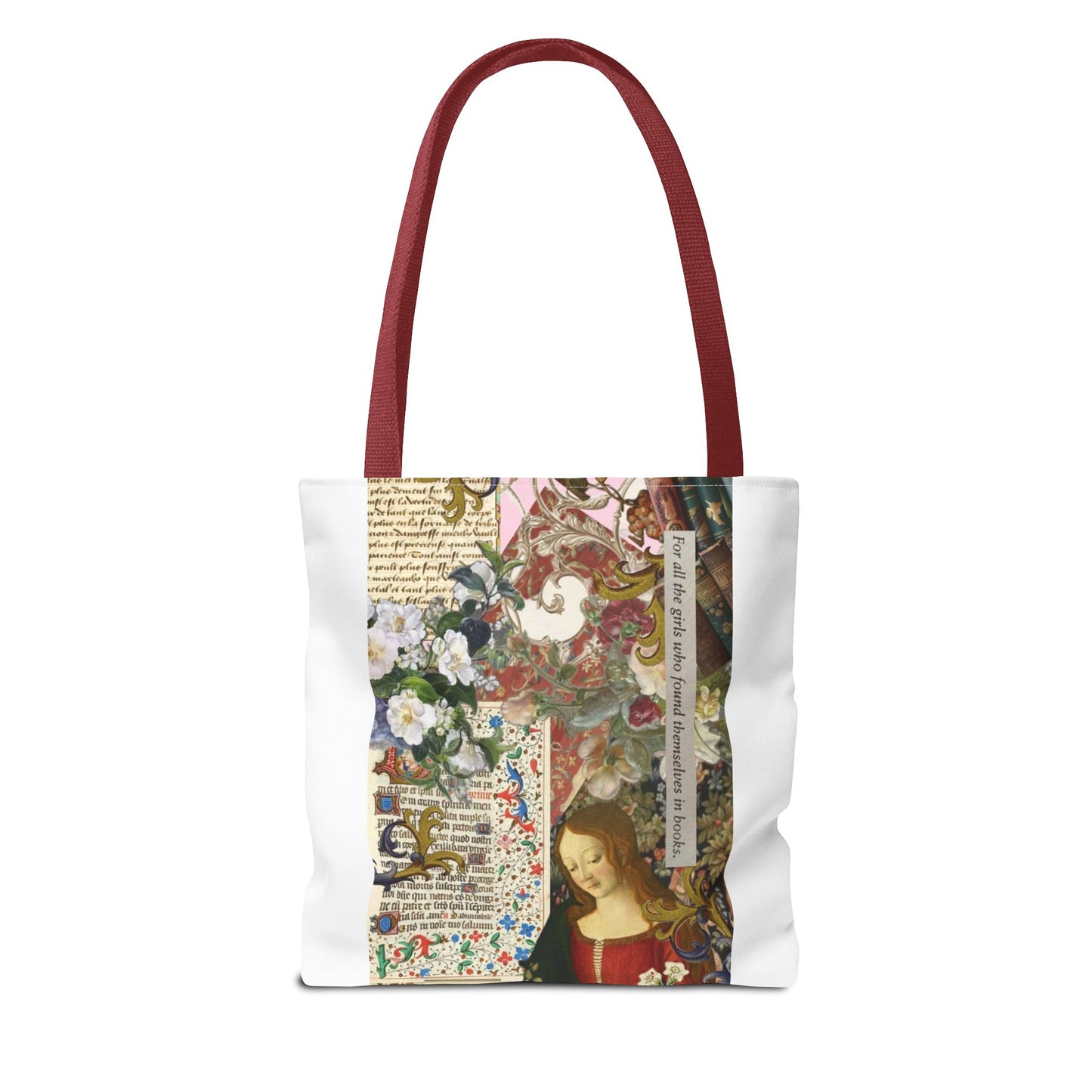 Artistic Floral Tote Bag
