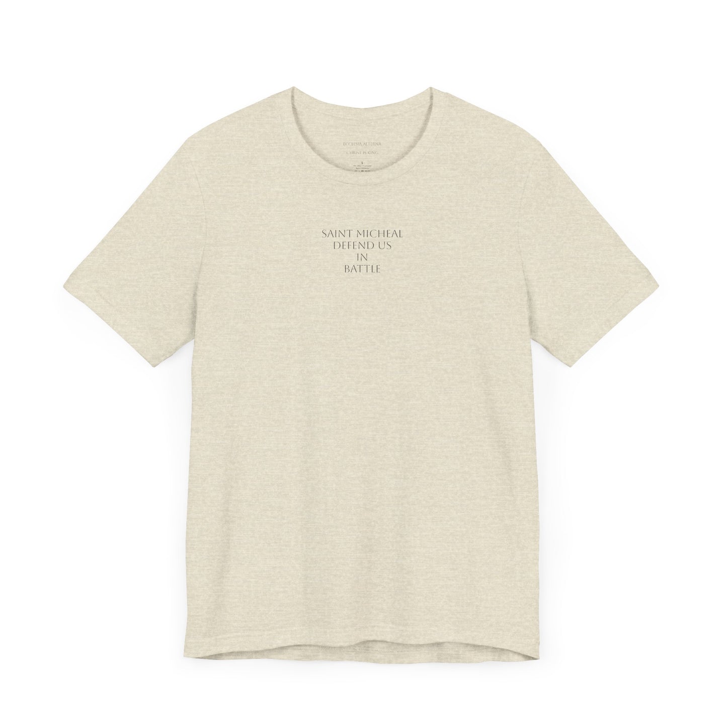 Saint Micheal "Defend us in Battle" Short Sleeve