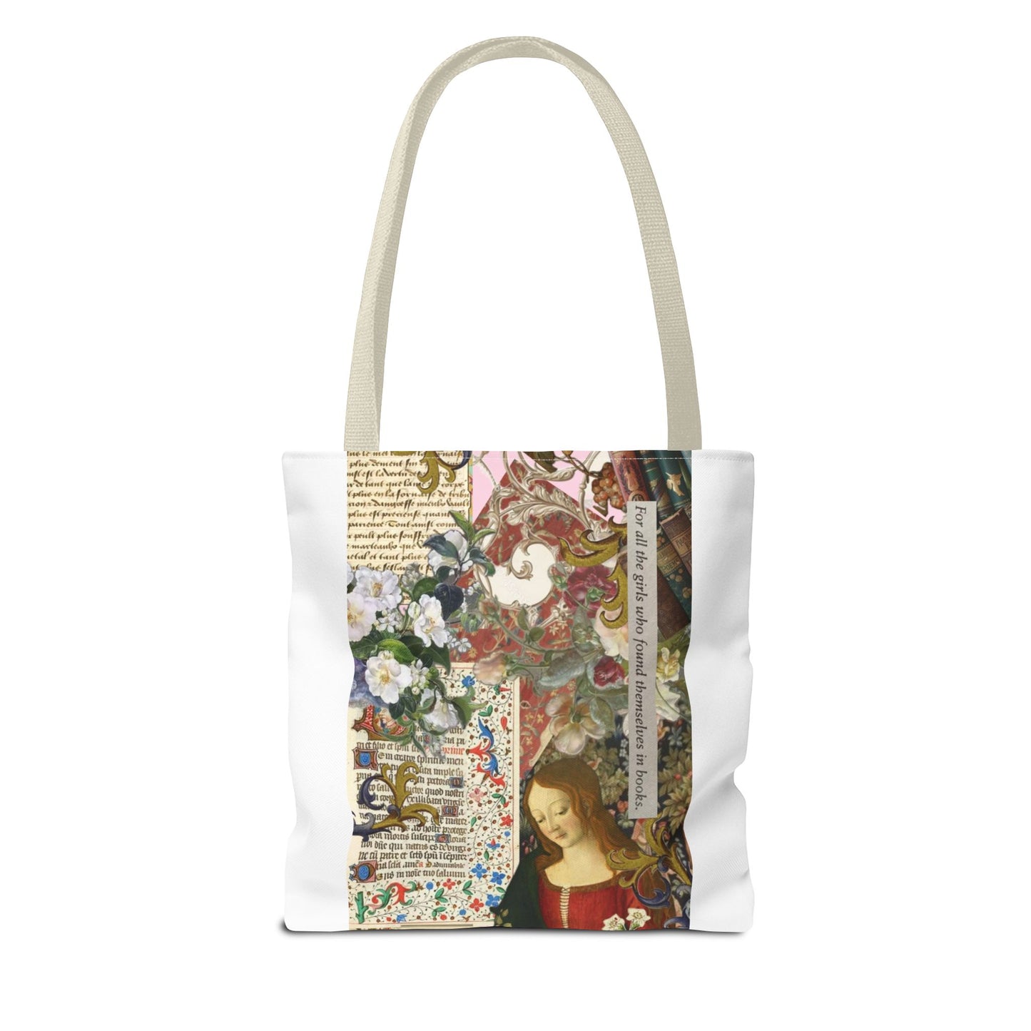 Artistic Floral Tote Bag
