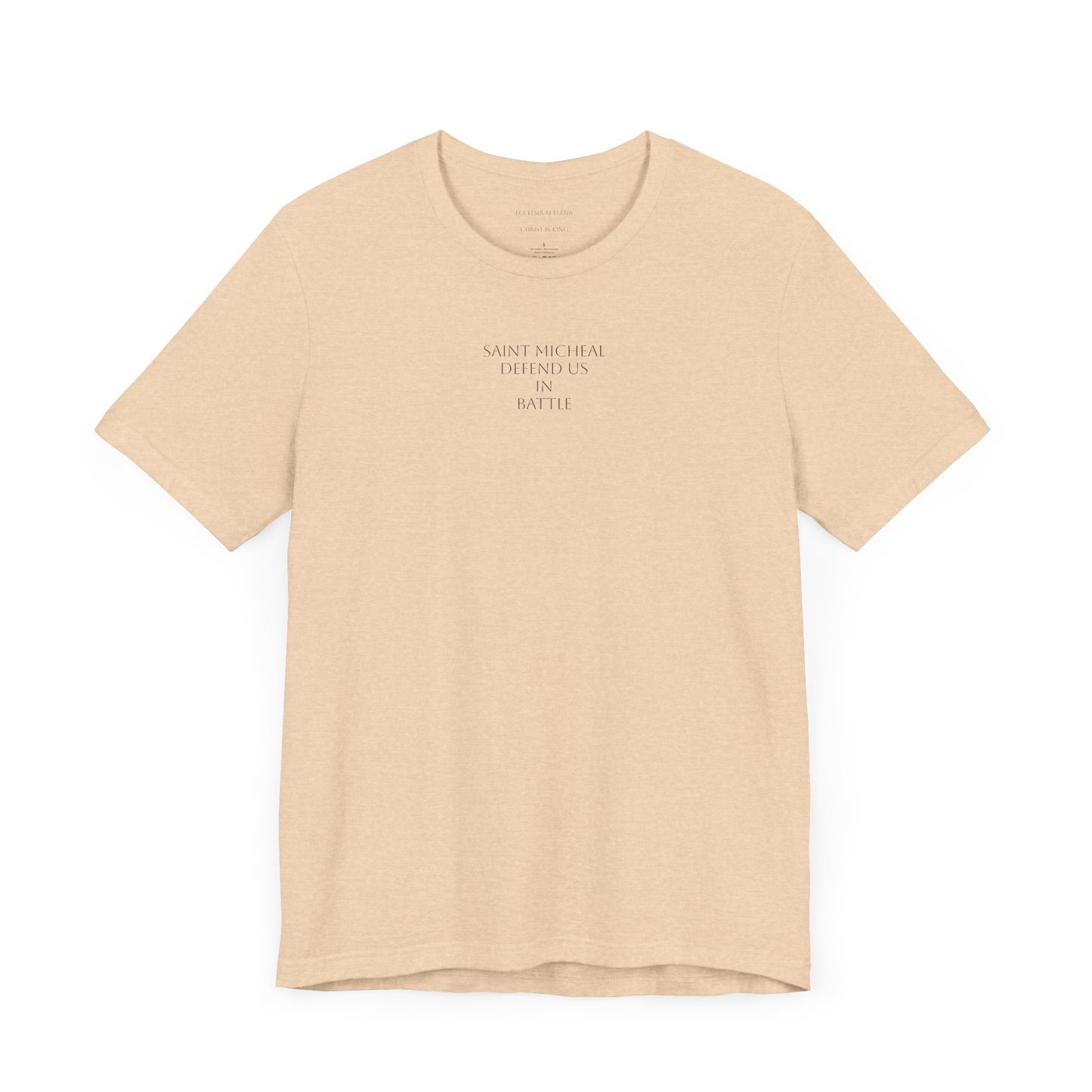 Saint Micheal "Defend us in Battle" Short Sleeve