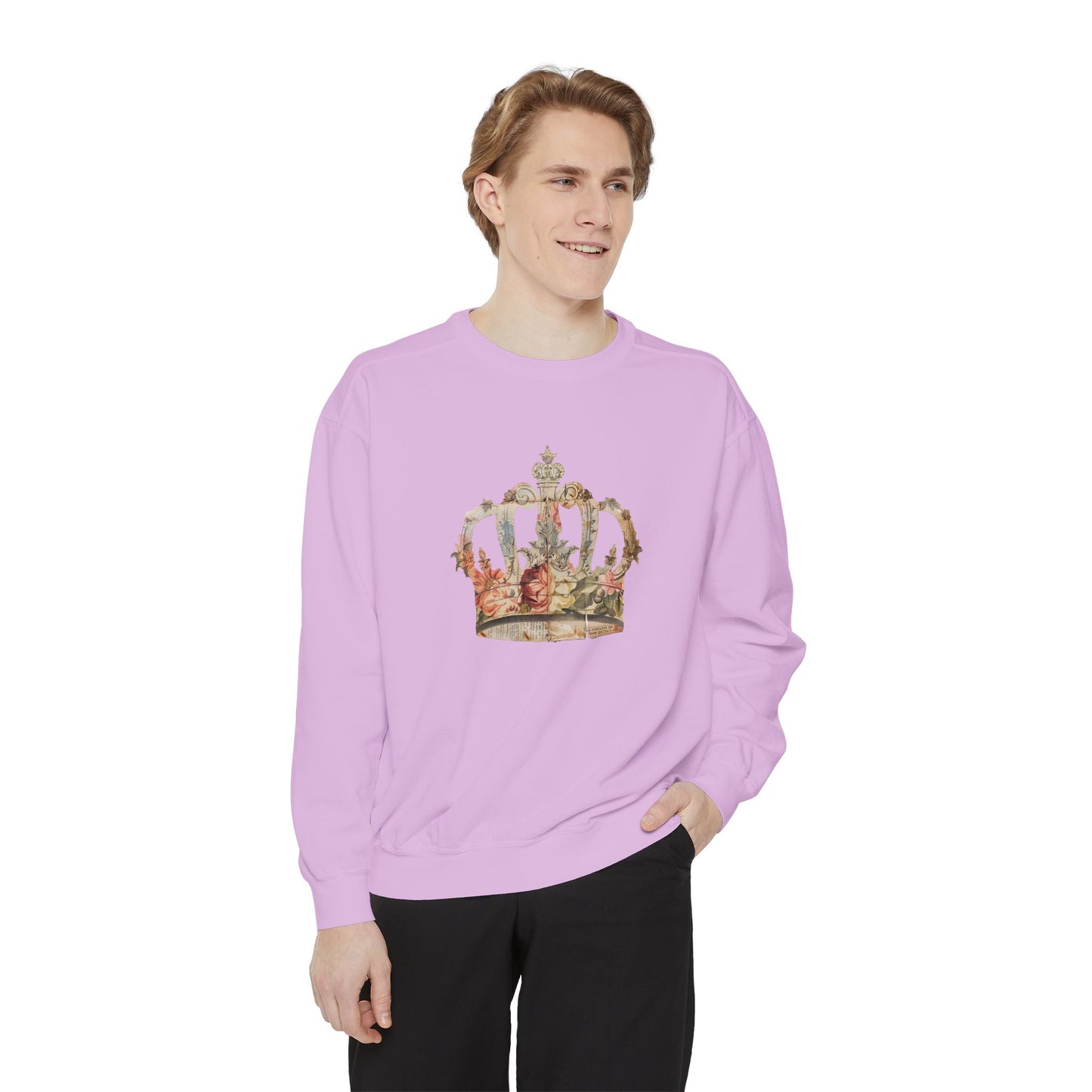 Floral Crown Sweatshirt