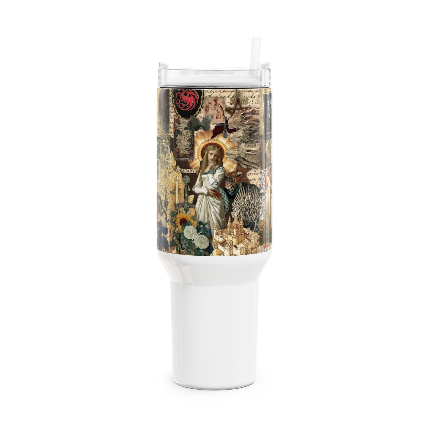 Romanticized Collage 40oz Tumbler