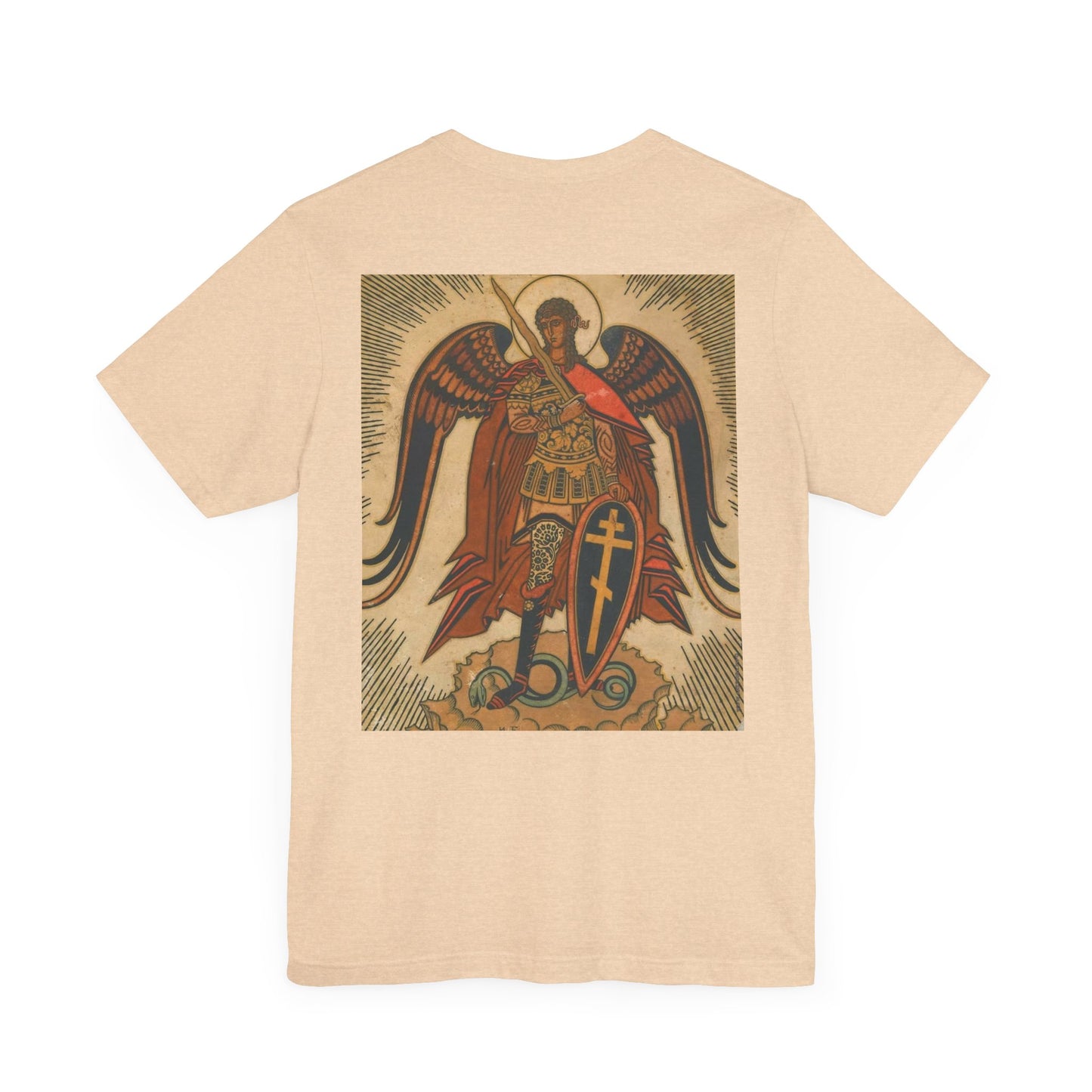 Saint Micheal "Defend us in Battle" Short Sleeve
