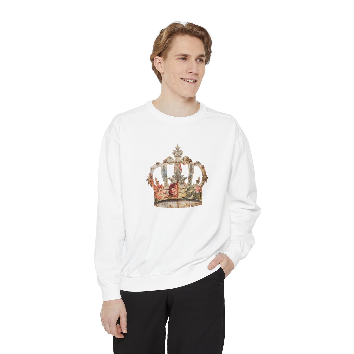 Floral Crown Sweatshirt
