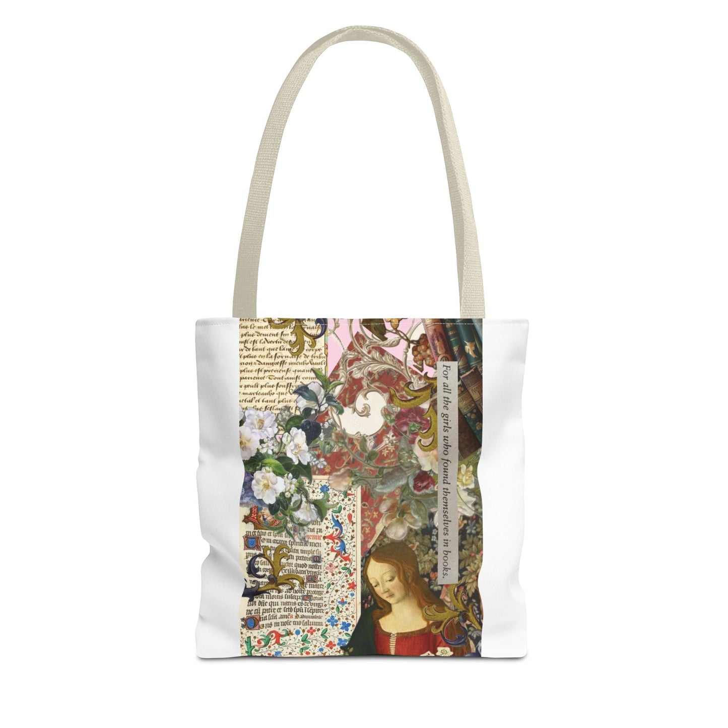 Artistic Floral Tote Bag