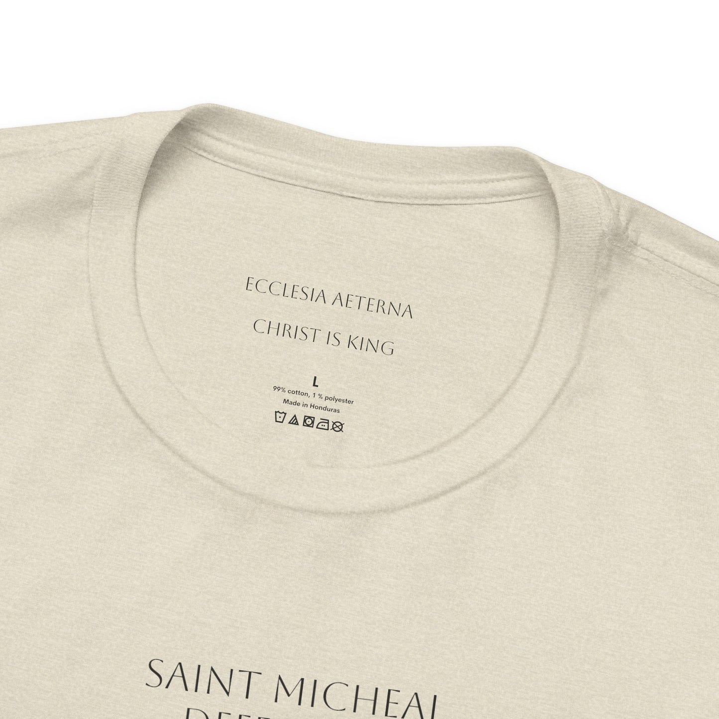 Saint Micheal "Defend us in Battle" Short Sleeve