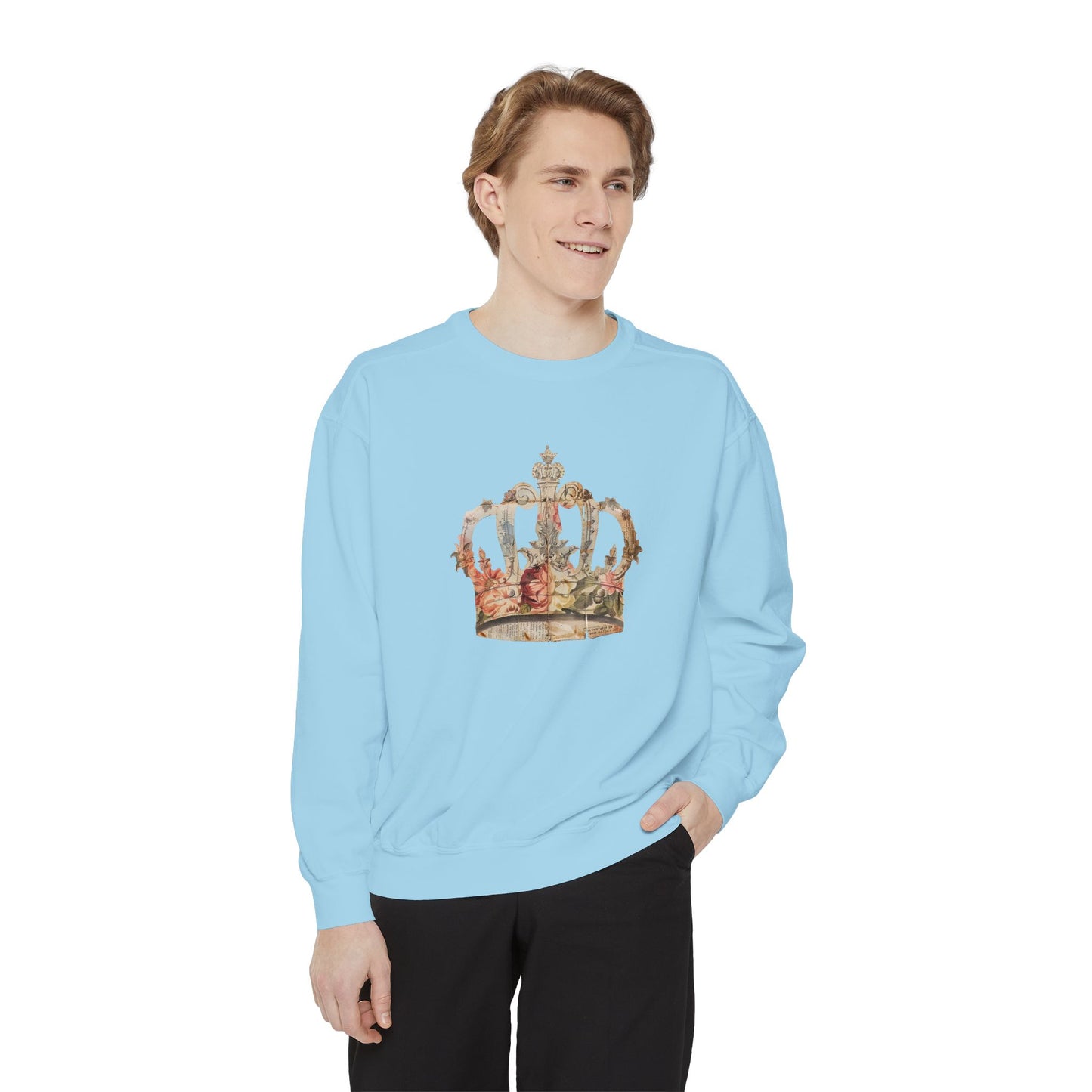 Floral Crown Sweatshirt