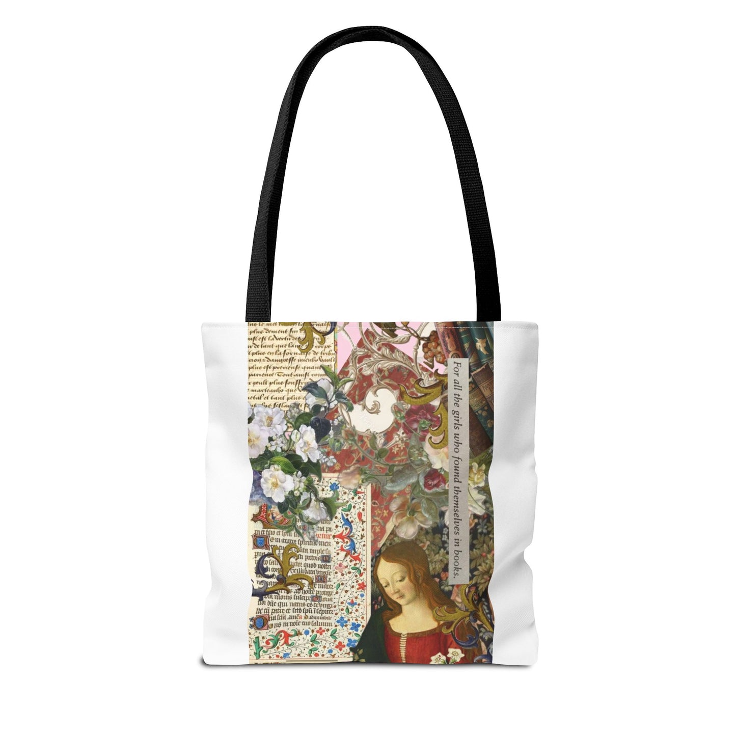 Artistic Floral Tote Bag