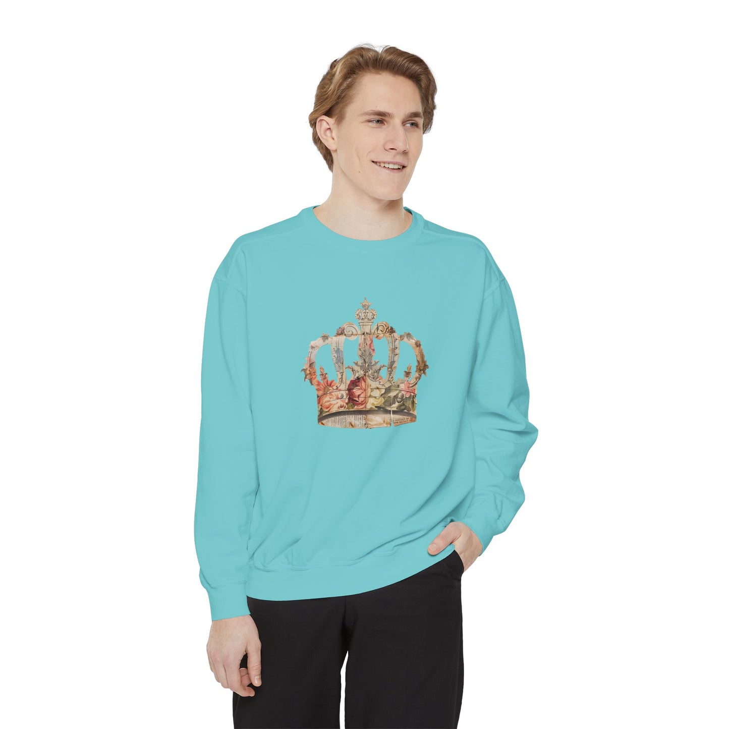 Floral Crown Sweatshirt