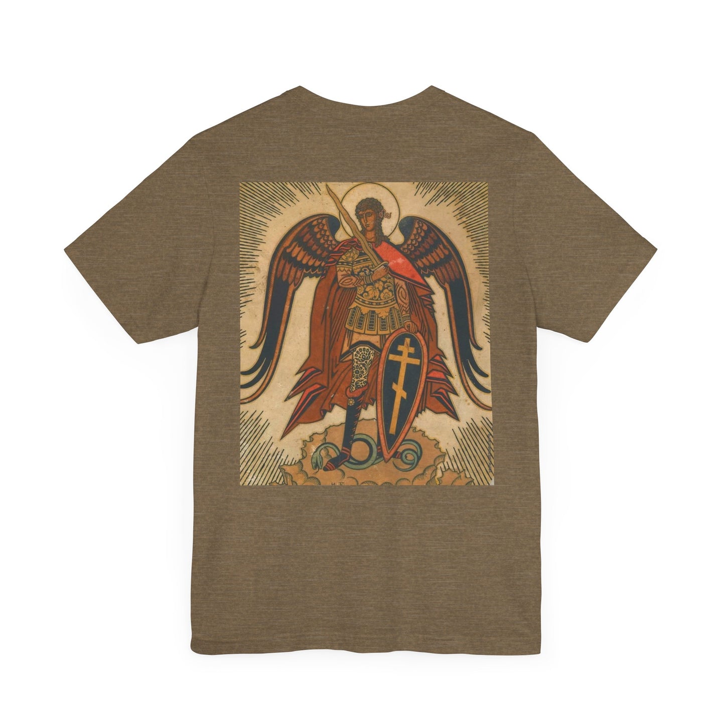 Saint Micheal "Defend us in Battle" Short Sleeve