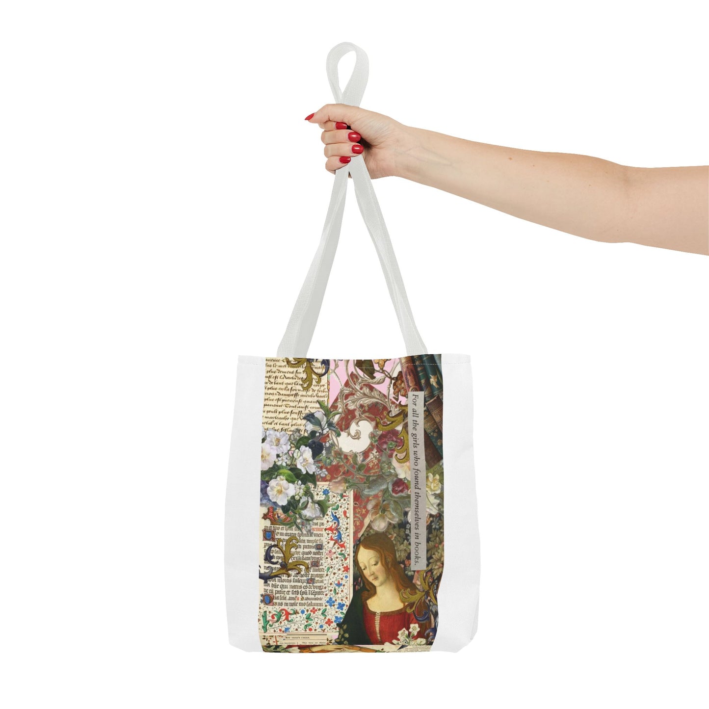 Artistic Floral Tote Bag