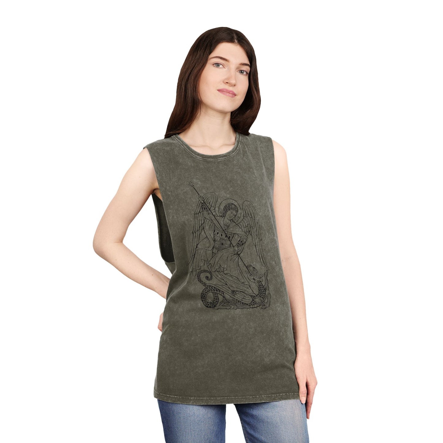 St. Michael Stonewash Tank Top