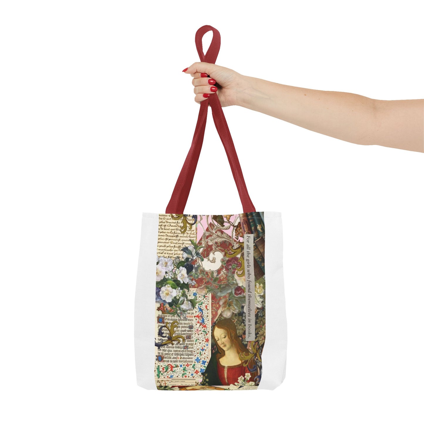 Artistic Floral Tote Bag