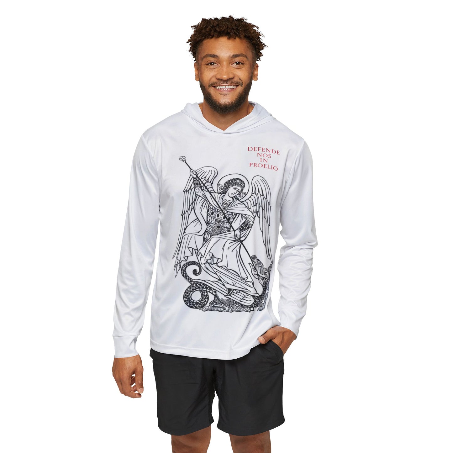 Defende Nos In Proelio Athletic Hoodie