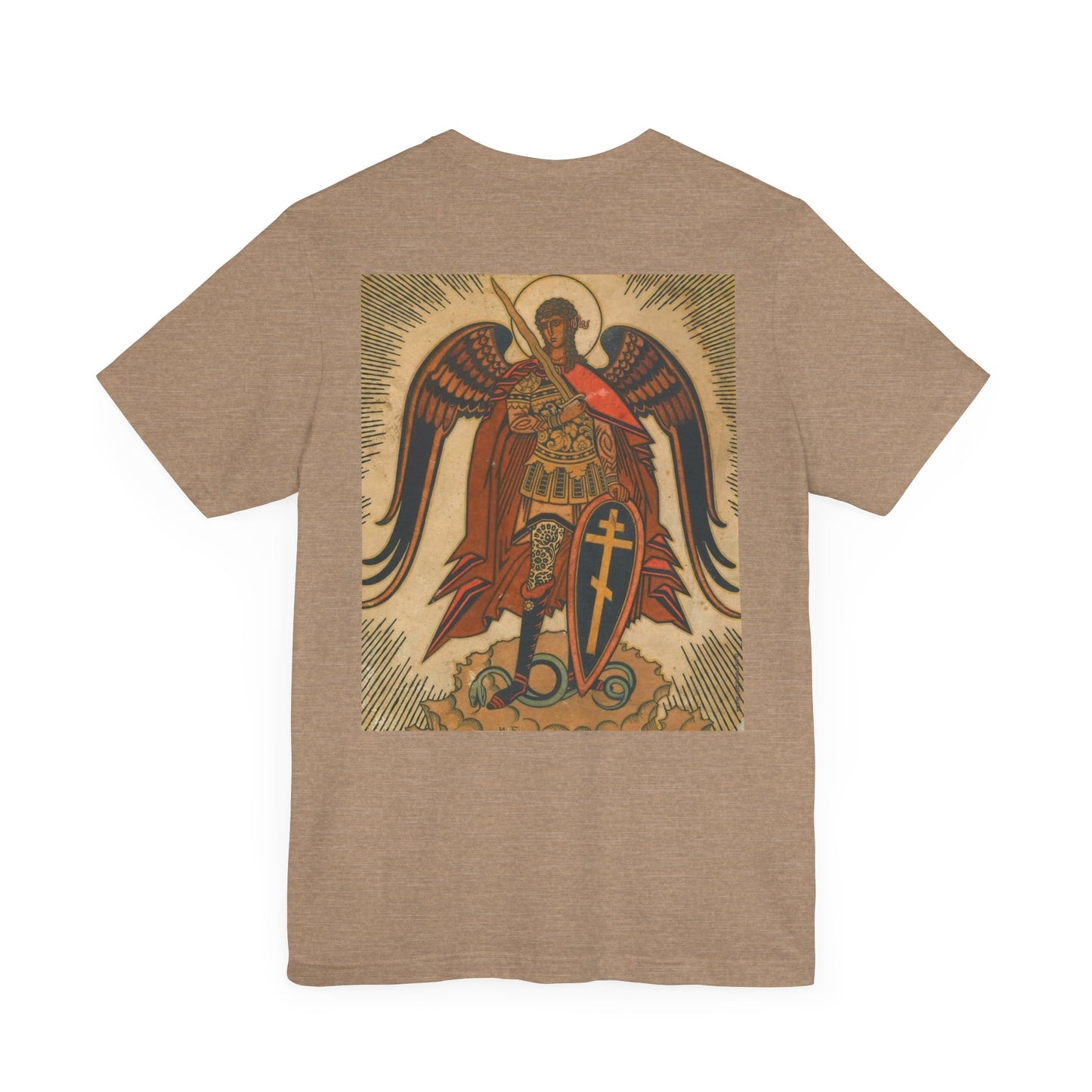 Saint Micheal "Defend us in Battle" Short Sleeve