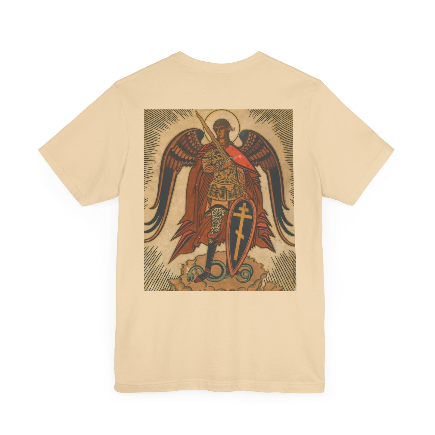 Saint Micheal "Defend us in Battle" Short Sleeve