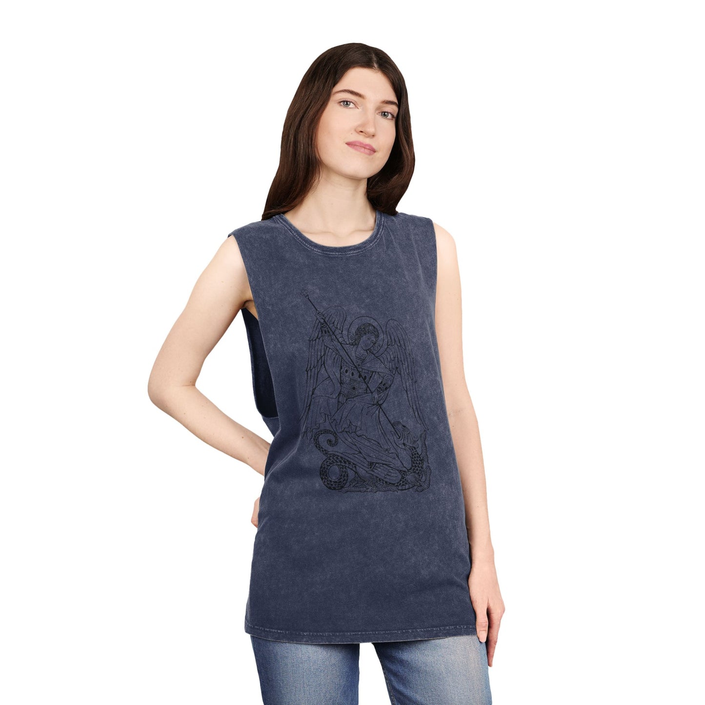 St. Michael Stonewash Tank Top