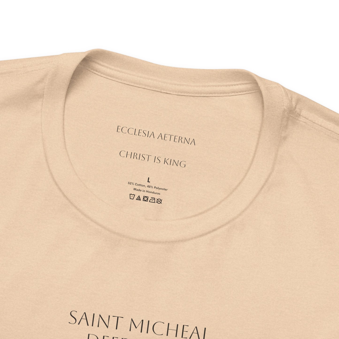 Saint Micheal "Defend us in Battle" Short Sleeve